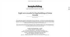 Desktop Screenshot of busybuilding.com