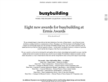 Tablet Screenshot of busybuilding.com